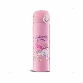 Botella Unicornio 500ml Rosa