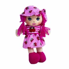 Mu�eca de Tela 25 cm Fucsia ? Juguete Infantil