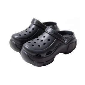 Sandalia Plataforma Negro Talle 40/41