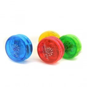 Yo-Yo Acr�lico con Luces LED Colores Lisos divertido y pr�ctico
