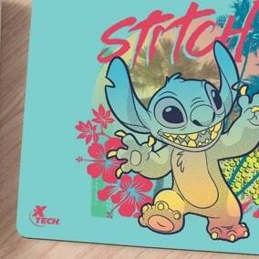 Mouse pad para Mouse Xtech Stitch Azul 22x18 cm