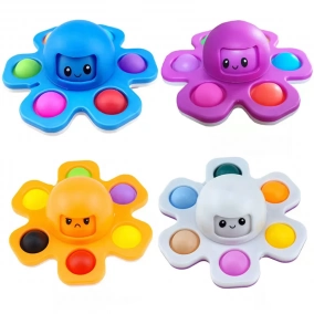 Pulpo Sensorial Giratorio con emociones