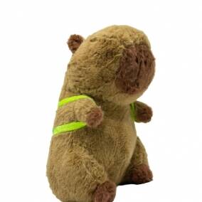 Peluche Capibara con Mini Mochila - Tierno y Viral