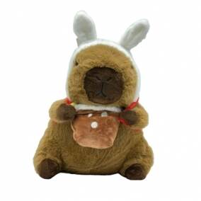 Peluche Capibara - Conejo con Bubble Tea - Suave y Tierno