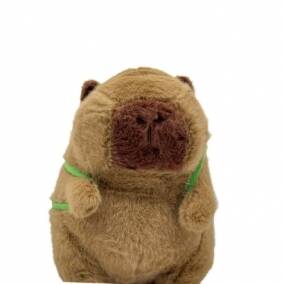 Peluche Capibara con Mochila de Rana - Edicin Viral