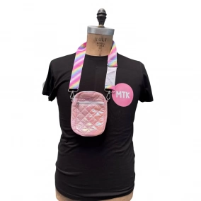 Cartera Tornasolada Rosa