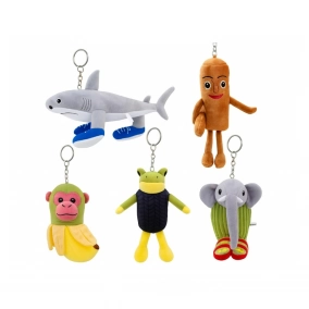 12 Llaveros Peluche Brain Rot Colecci�n Completa Tralalero Tralala