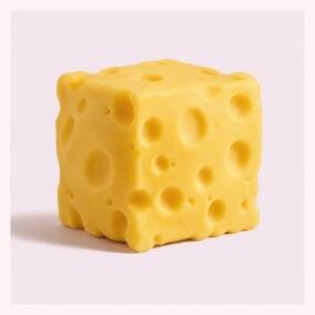 Squishy Queso Crujiente Crunchy - Cubo Sensorial