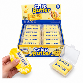 Squishy Manteca Crisp con Cera - Crunchy Crujiente Antiestr�s